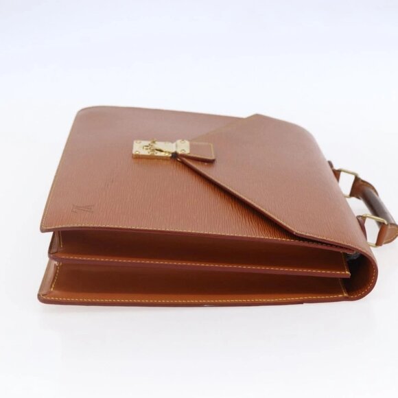 LOUIS VUITTON Epi Serviette Conseiller Zipangu Gold M54428 LV Auth 151087 - Picture 8 of 16